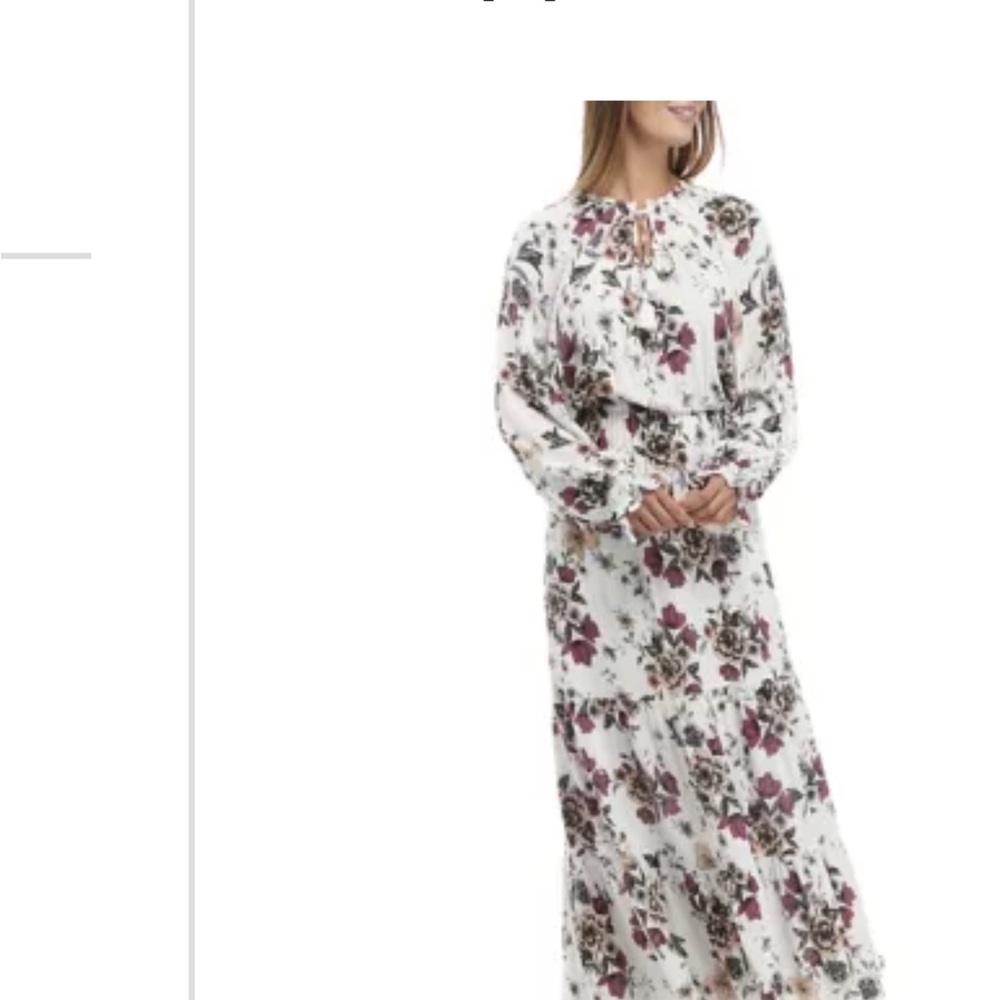 American Rag Tiered floral maxi dress Large